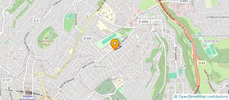 localisation de l'entreprise MONSIEUR DANIEL RAULIN  BIHOREL