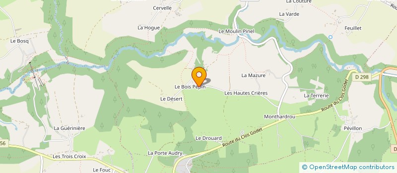 localisation de l'entreprise MONSIEUR DANIEL RAULINE  VALDALLIERE