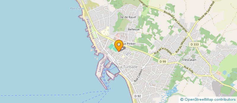 localisation de l'entreprise MONSIEUR DANIEL RAUTURIER  LA TURBALLE