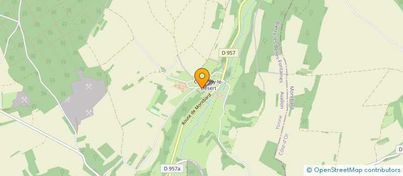 localisation de l'entreprise MONSIEUR DANIEL RAVERAT  BIERRY-LES-BELLES-FONTAINES