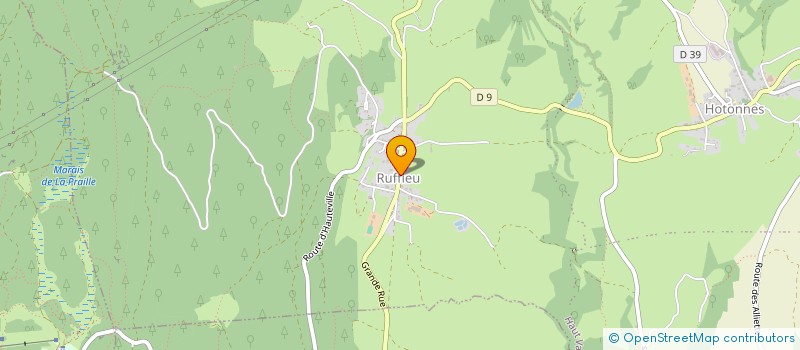 localisation de l'entreprise MONSIEUR DANIEL RAVOT  HAUT VALROMEY