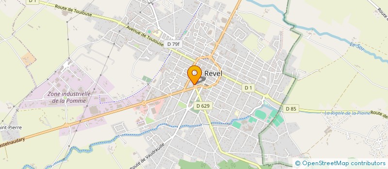 localisation de l'entreprise MONSIEUR DANIEL RAVOUX à REVEL