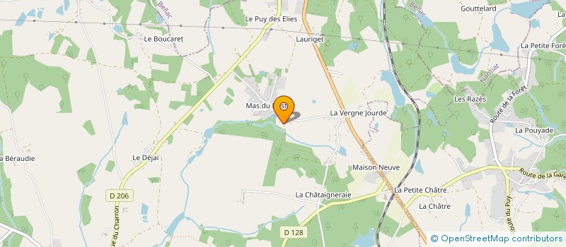 localisation de l'entreprise MONSIEUR DANIEL RAYMONDAUD à NIEUL