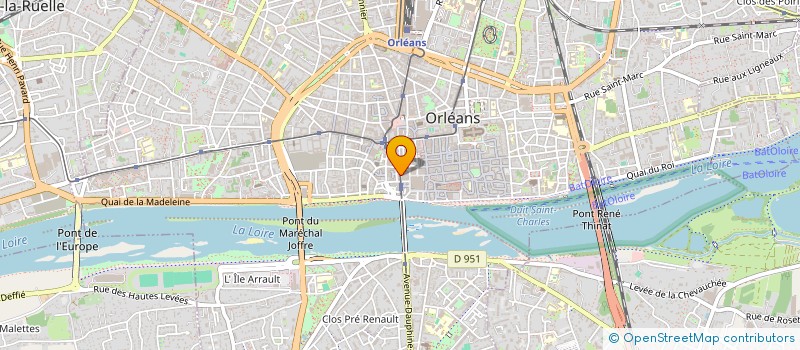 localisation de l'entreprise MONSIEUR DANIEL RAYNAL à ORLEANS