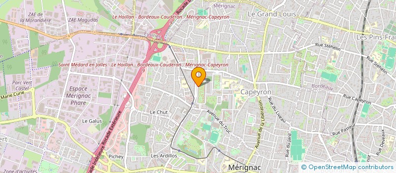 localisation de l'entreprise MONSIEUR DANIEL RAZAFIMAHERY  MERIGNAC