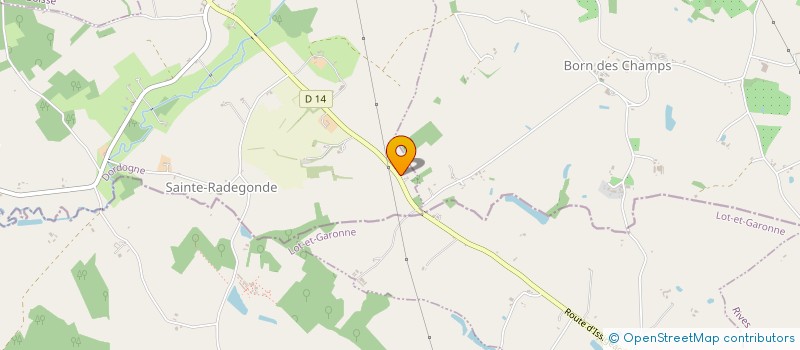 localisation de l'entreprise MONSIEUR DANIEL REBAUGER  BOUNIAGUES