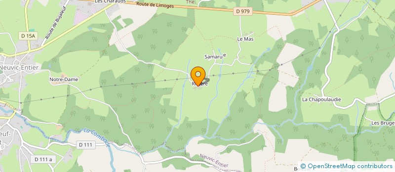 localisation de l'entreprise MONSIEUR DANIEL REDEMPT à LA CROISILLE-SUR-BRIANCE