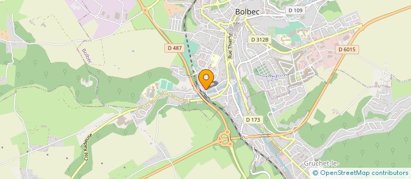 localisation de l'entreprise MONSIEUR DANIEL REGNAT  BOLBEC