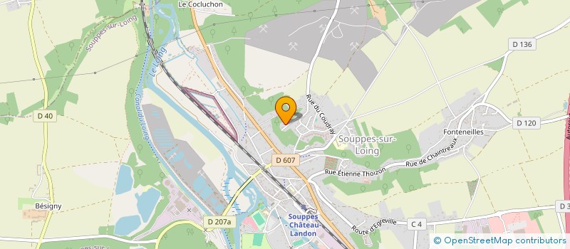 localisation de l'entreprise MONSIEUR DANIEL REMIR  SOUPPES-SUR-LOING