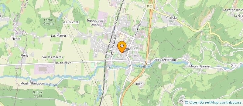 localisation de l'entreprise MONSIEUR DANIEL REMOND à COUSANCE