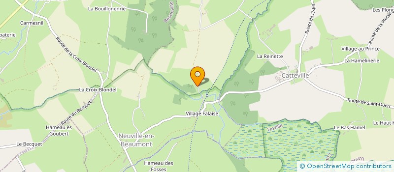 localisation de l'entreprise MONSIEUR DANIEL RENARD  HAUTTEVILLE-BOCAGE