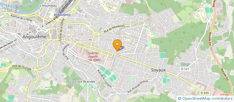 localisation de l'entreprise MONSIEUR DANIEL RENAUD à ANGOULEME