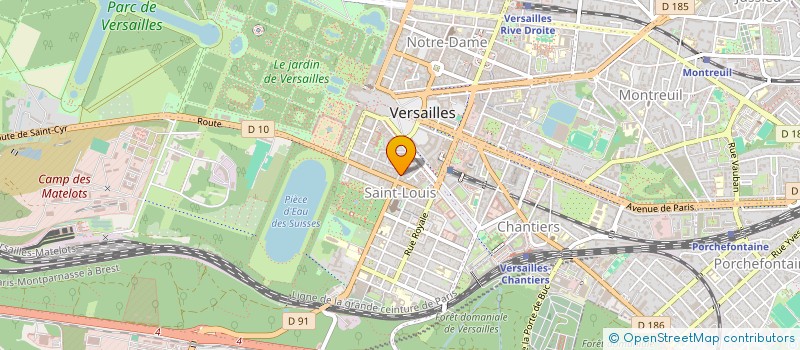 localisation de l'entreprise MONSIEUR DANIEL RENAULT à VERSAILLES