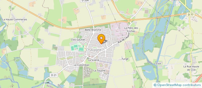 localisation de l'entreprise MONSIEUR DANIEL RENAULT à CHAVAGNE