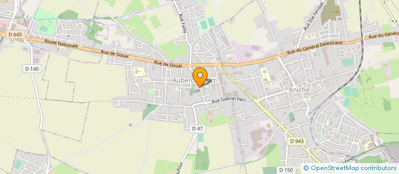 localisation de l'entreprise MONSIEUR DANIEL RENAUT  AUBERCHICOURT