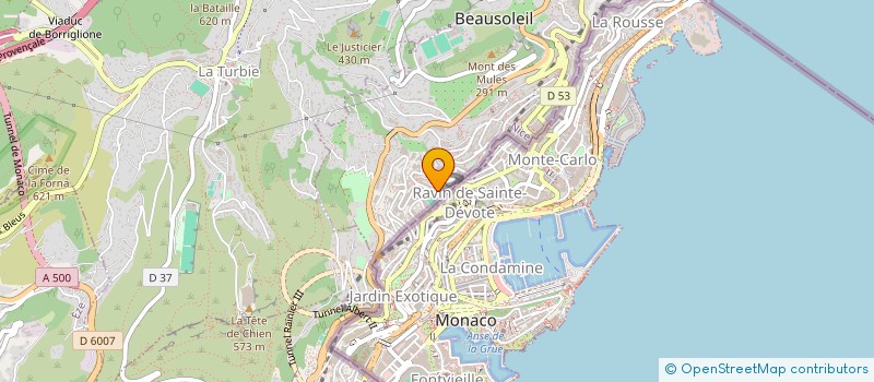 localisation de l'entreprise MONSIEUR DANIEL RENE SERGE TAMISIER  BEAUSOLEIL