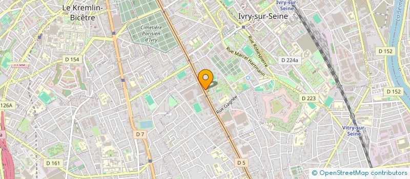 localisation de l'entreprise MONSIEUR DANIEL RENOUVIN  IVRY-SUR-SEINE