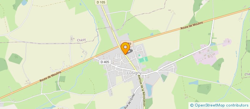 localisation de l'entreprise MONSIEUR DANIEL RENOUX à LUSIGNY