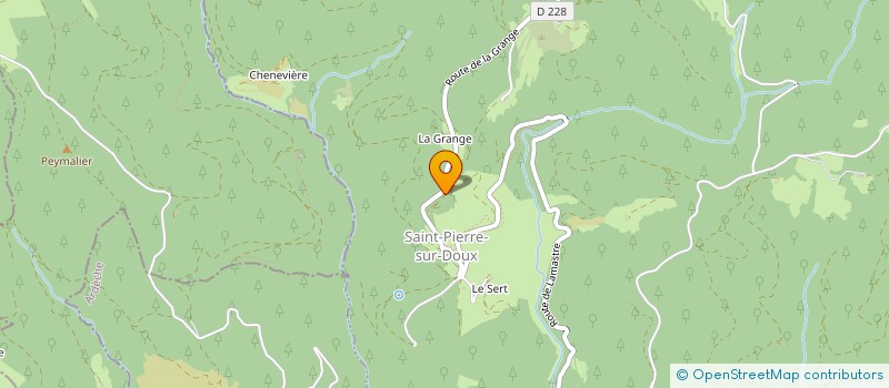 localisation de l'entreprise MONSIEUR DANIEL RETHER  SAINT-PIERRE-SUR-DOUX