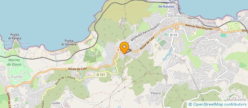 localisation de l'entreprise MONSIEUR DANIEL RETIF à L'ILE ROUSSE