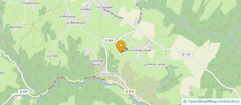 localisation de l'entreprise MONSIEUR DANIEL RETTIEN à CHOUVIGNY