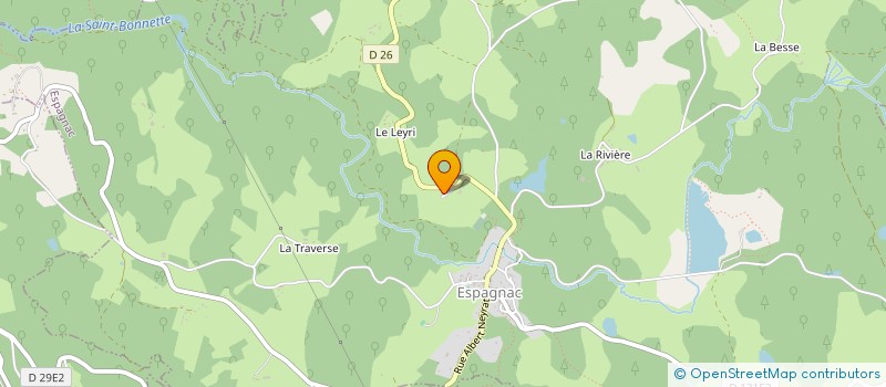 localisation de l'entreprise MONSIEUR DANIEL REVEILLON  ESPAGNAC