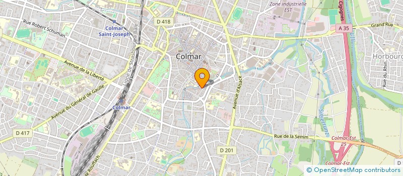 localisation de l'entreprise MONSIEUR DANIEL REYMANN à COLMAR