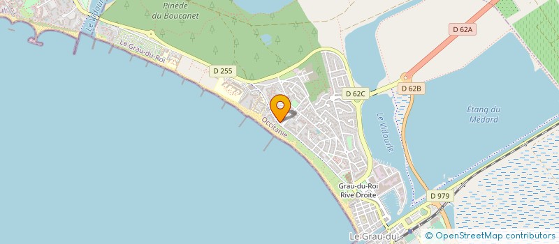 localisation de l'entreprise MONSIEUR DANIEL REYNAUD  LE GRAU-DU-ROI