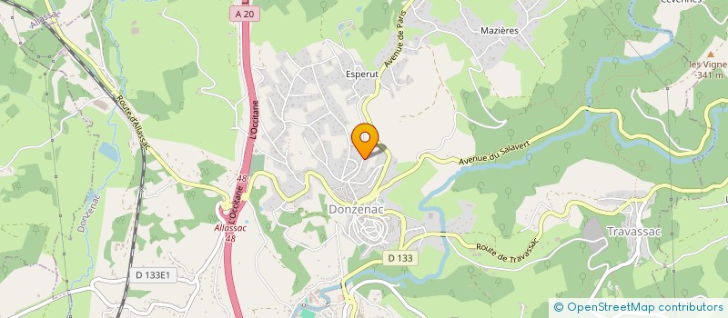 localisation de l'entreprise MONSIEUR DANIEL REYNIER  SAINTE-FEREOLE