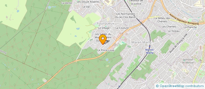 localisation de l'entreprise MONSIEUR DANIEL RIBEIRO  SAINT-GERMAIN-EN-LAYE