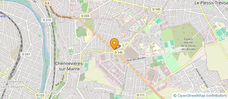 localisation de l'entreprise MONSIEUR DANIEL RIBEIRO JAQUES  CHENNEVIERES-SUR-MARNE