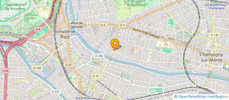 localisation de l'entreprise MONSIEUR DANIEL RIBEIRO RODRIGUES à CHAMPIGNY-SUR-MARNE