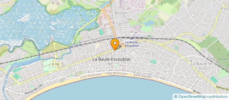 localisation de l'entreprise MONSIEUR DANIEL RICHARD  LA BAULE-ESCOUBLAC