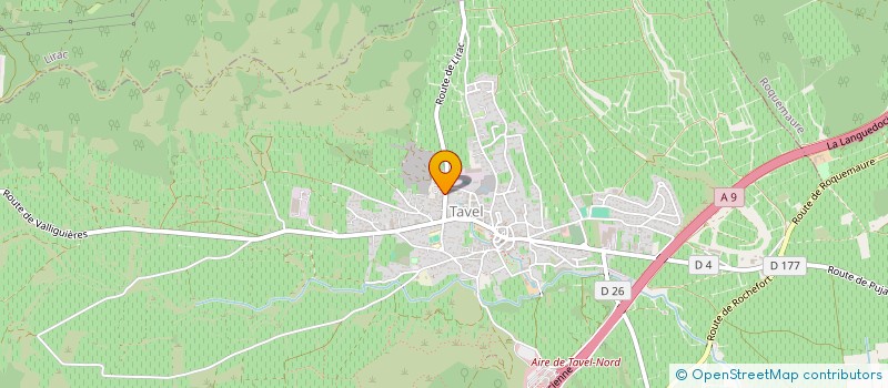 localisation de l'entreprise MONSIEUR DANIEL RICHARD  TAVEL