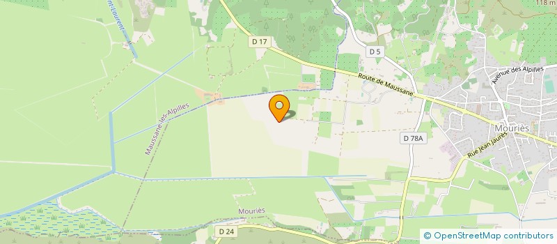 localisation de l'entreprise MONSIEUR DANIEL RICHAUD  MOURIES