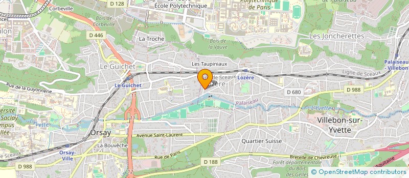 localisation de l'entreprise MONSIEUR DANIEL RICHEBON à PALAISEAU