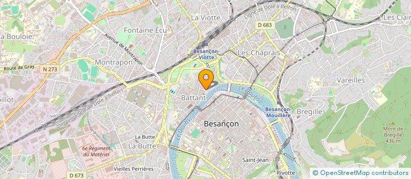 localisation de l'entreprise MONSIEUR DANIEL RICKLIN à BESANCON