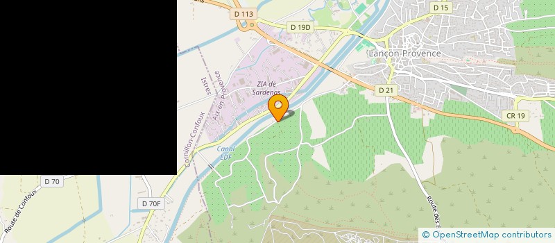 localisation de l'entreprise MONSIEUR DANIEL RICOTIER  LANCON-PROVENCE