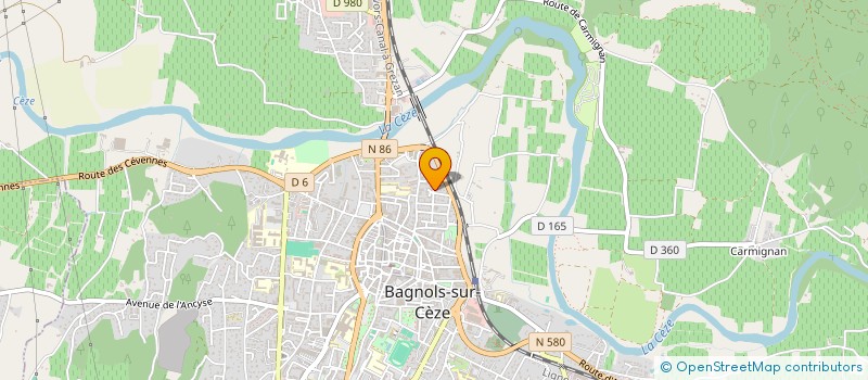 localisation de l'entreprise MONSIEUR DANIEL RIFFONT à BAGNOLS-SUR-CEZE