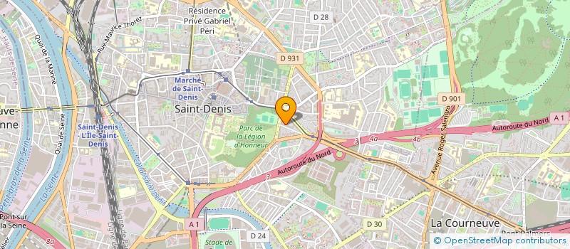localisation de l'entreprise MONSIEUR DANIEL RIOT à SAINT-DENIS