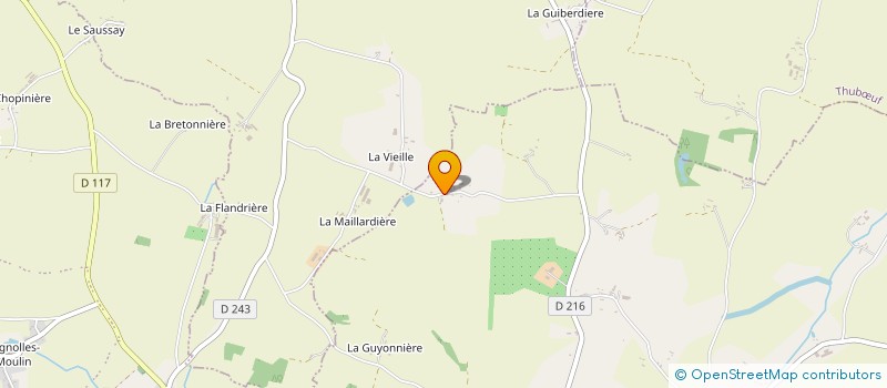 localisation de l'entreprise MONSIEUR DANIEL RIOULT à SAINTE-MARIE-DU-BOIS