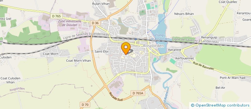 localisation de l'entreprise MONSIEUR DANIEL RISTO OLIVEIRA  MELGVEN