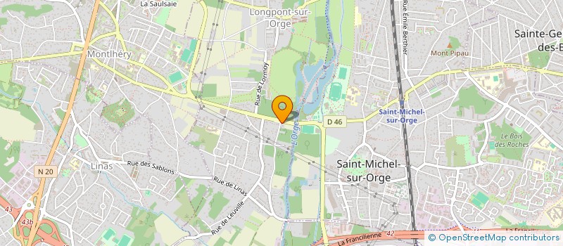 localisation de l'entreprise MONSIEUR DANIEL RIVIERA à LONGPONT-SUR-ORGE