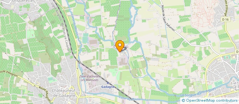 localisation de l'entreprise MONSIEUR DANIEL ROBBE  CHATEAUNEUF-DE-GADAGNE