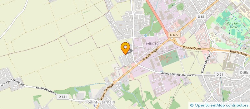 localisation de l'entreprise MONSIEUR DANIEL ROBERT  SAINT-ANDRE-LES-VERGERS