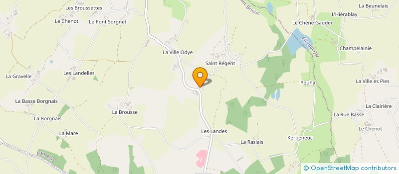 localisation de l'entreprise MONSIEUR DANIEL ROBICHET  LANRELAS