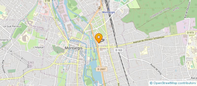 localisation de l'entreprise MONSIEUR DANIEL ROBINEAU  MONTARGIS