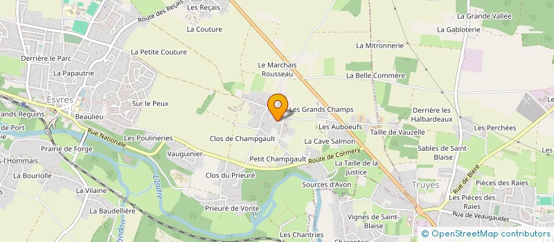 localisation de l'entreprise MONSIEUR DANIEL ROCHE à ESVRES
