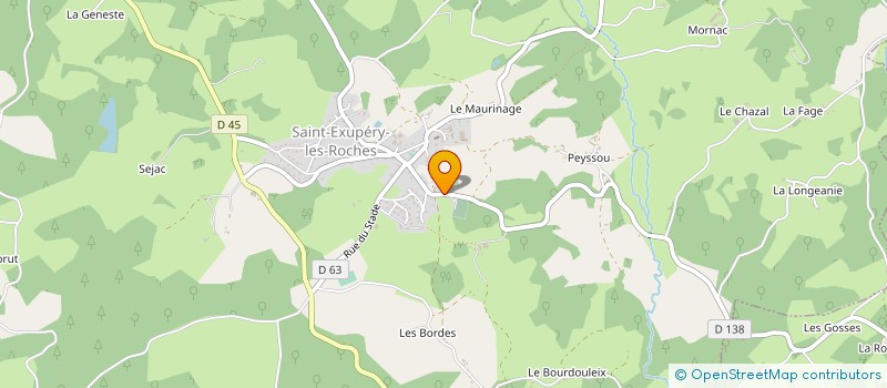localisation de l'entreprise MONSIEUR DANIEL ROCHE  SAINT-EXUPERY-LES-ROCHES