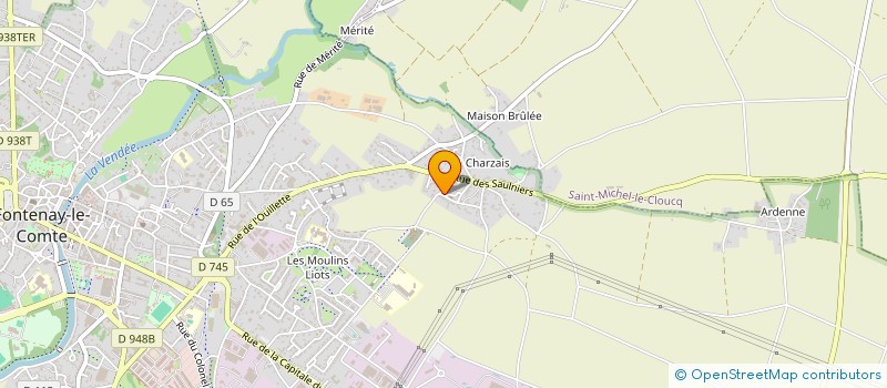 localisation de l'entreprise MONSIEUR DANIEL ROCHEFORT  FONTENAY-LE-COMTE